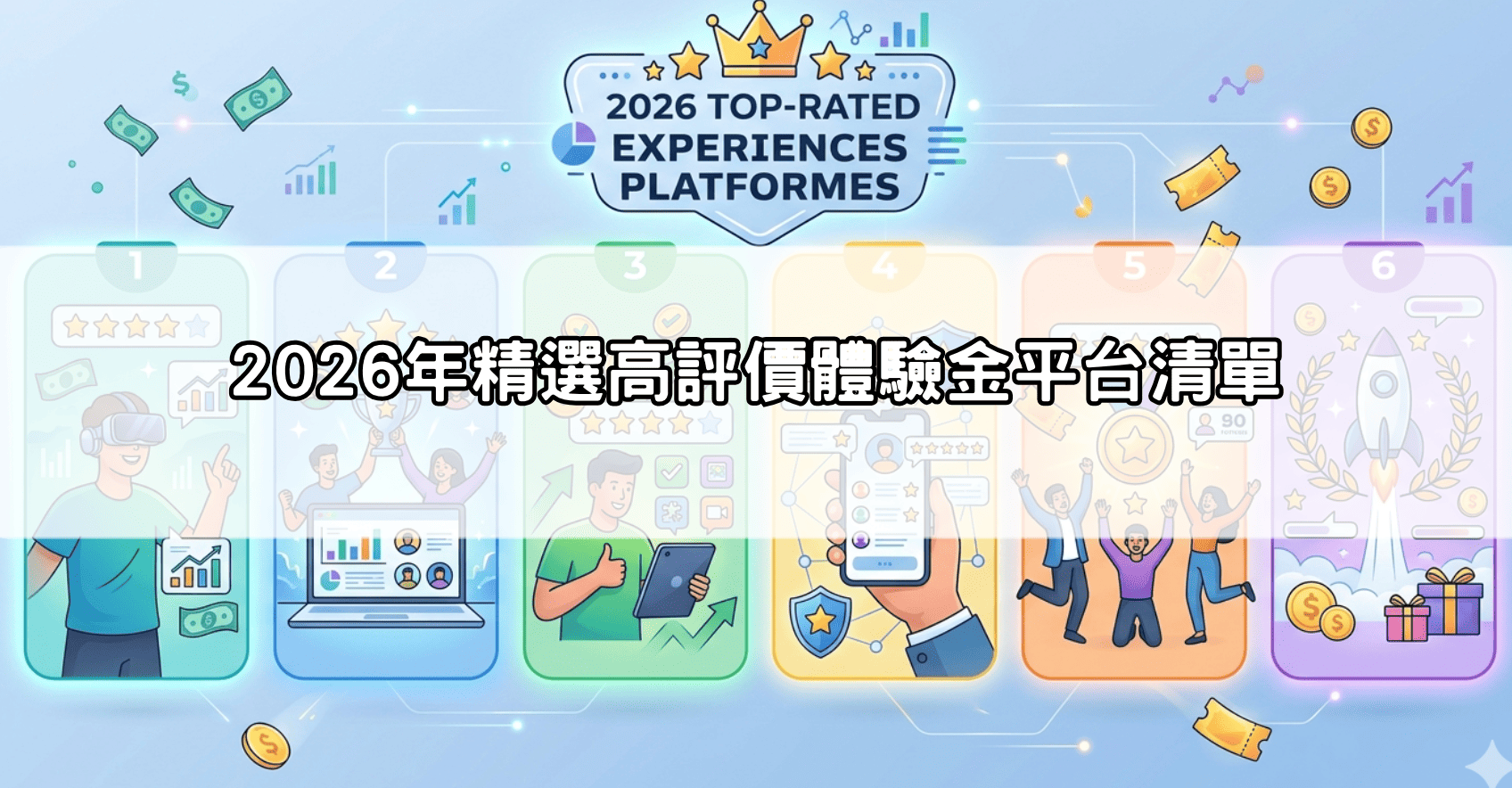 2026年精選高評價體驗金平台清單