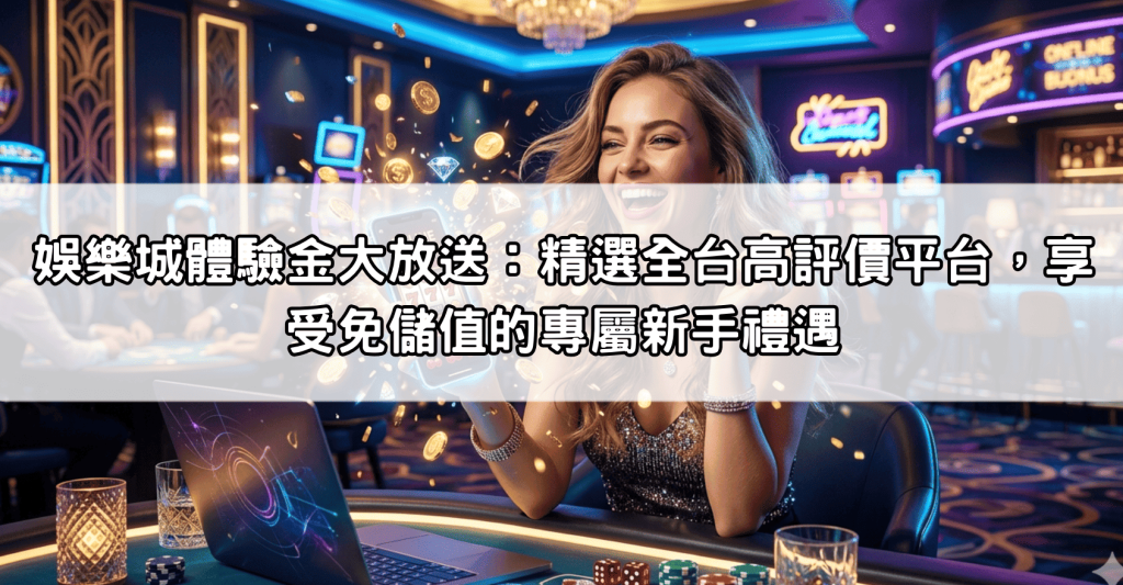 娛樂城體驗金大放送：精選全台高評價平台，享受免儲值的專屬新手禮遇
